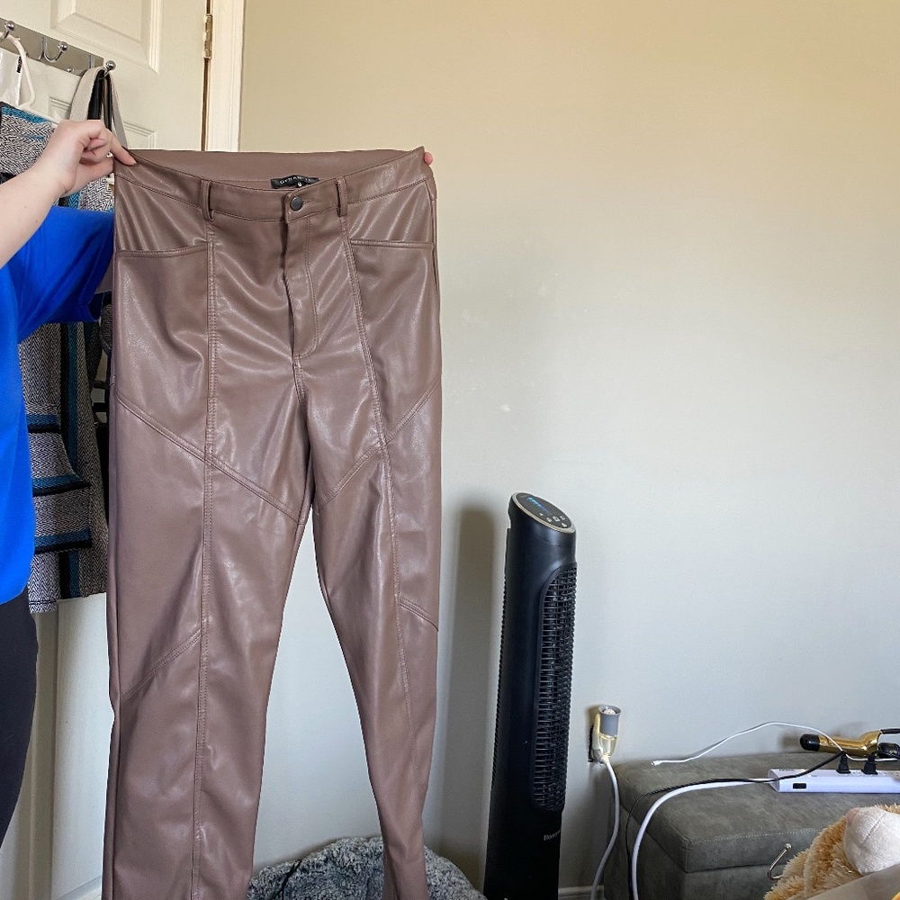 Dynamite leather look pants.   Size 12